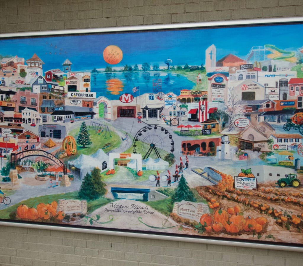 Downtown Murals wall mounted frame - Morton, IL
