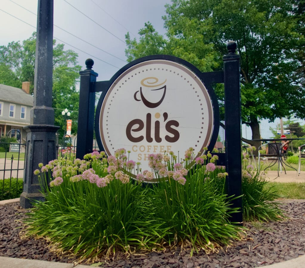Eli's Coffee Shop monument sign - Morton, IL